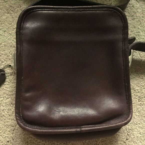 Vintage Rare Coach Unisex Double Zip Camera Brown Bag - Picture 3 of 8